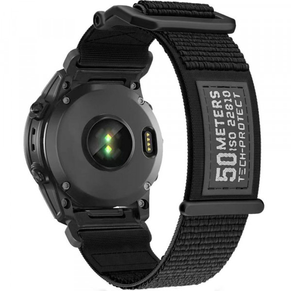  Ремешок Tech-Protect Scout для Garmin Fenix 5 | 6 | 6 Pro | 7 Black (9319456605525)